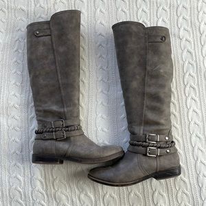Rampage women’s tall boots. Gray. Size 7.5.